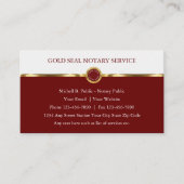 Cartes de visite haut de gamme de notaires classiq (Devant)