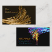 Cartes de visite haute technologie (Devant / Derrière)