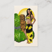 Cartes de visite hawaïens de mélange (Dos)