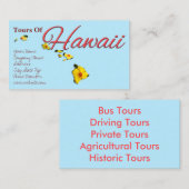 cartes de visite - HAWAII (Devant / Derrière)