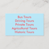 cartes de visite - HAWAII (Dos)