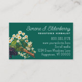 Cartes de visite herbalistes Fièvre d'Elder (Devant)