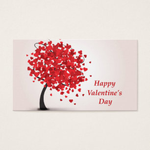 Cartes de visite Heureuses Saintes-Valentin
