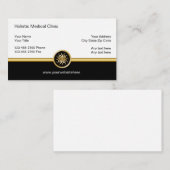 Cartes de visite holistiques chics de médecine (Devant / Derrière)