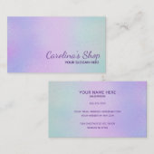 Cartes de visite holographiques (Devant / Derrière)