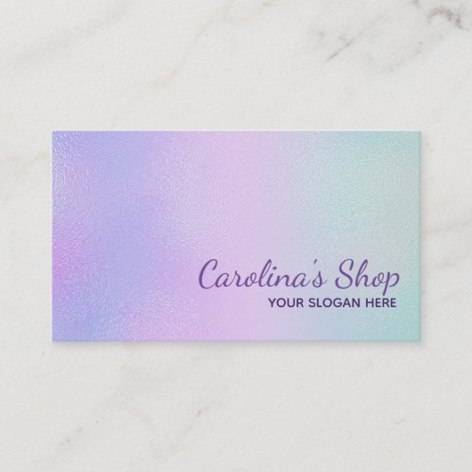 Cartes de visite holographiques (Devant)