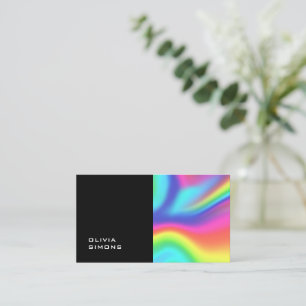 Cartes de visite holographiques minimalistes