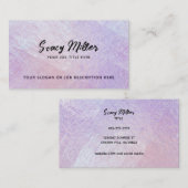 Cartes de visite holographiques personnalisables (Devant / Derrière)