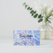 Cartes de visite holographiques personnalisables (Debout devant)