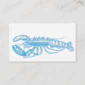 Cartes de visite Homard bleu (Dos)