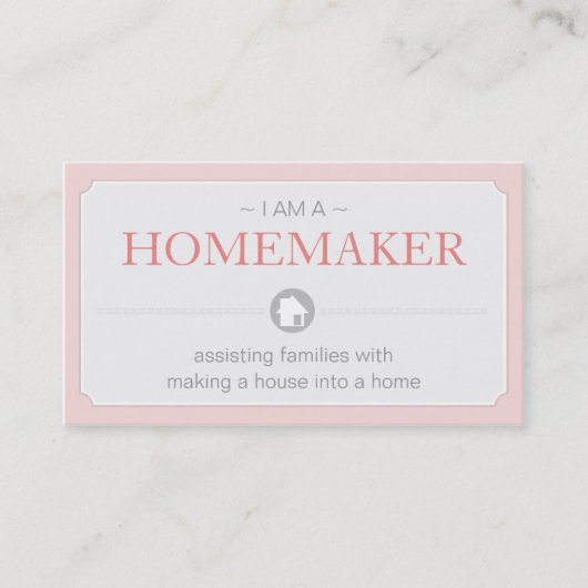 Cartes de visite Home Maker (Devant)