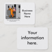 Cartes de visite Humours comptables (Devant / Derrière)