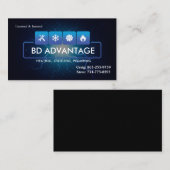 Cartes de visite HVAC (Devant / Derrière)