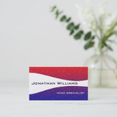 Cartes de visite HVAC professionnels modernes (Debout devant)