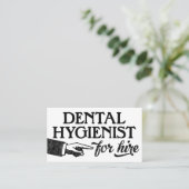 Cartes de visite hygiénistes dentaires - Cool Vint (Debout devant)