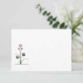 Cartes De Visite ikebana (Debout devant)