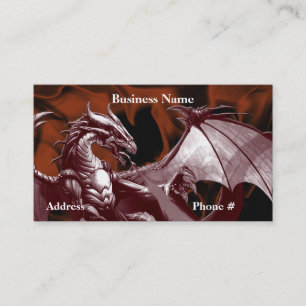 Cartes de visite Imaginaires Dragon
