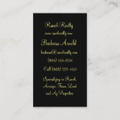 Cartes de visite immobiliers (Dos)