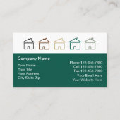 Cartes de visite immobiliers (Devant)