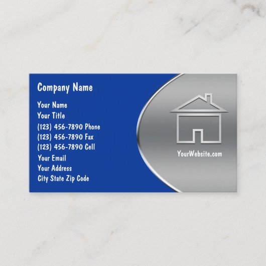 Cartes de visite immobiliers (Devant)