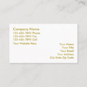 Cartes de visite immobiliers (Dos)