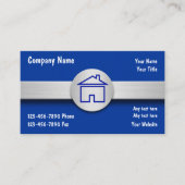 Cartes de visite immobiliers (Devant)