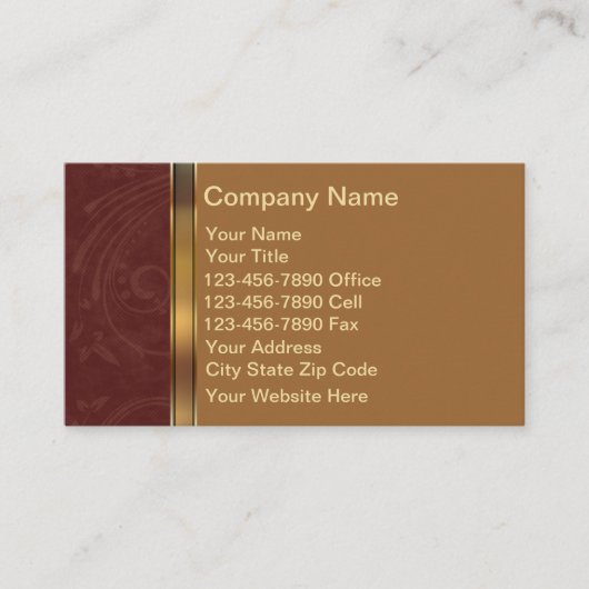 Cartes de visite immobiliers (Devant)