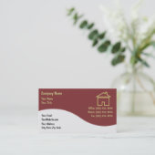 Cartes de visite immobiliers (Debout devant)