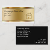 Cartes de visite immobiliers (Devant / Derrière)