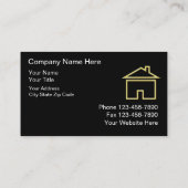 Cartes de visite immobiliers (Dos)