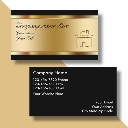 Cartes de visite immobiliers