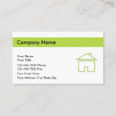 Cartes de visite immobiliers (Devant)