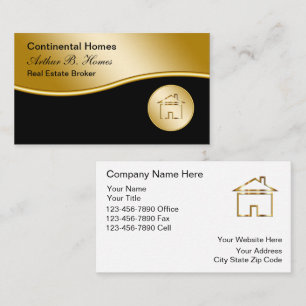 Cartes de visite immobiliers