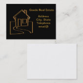 Cartes de visite immobiliers (Devant / Derrière)