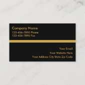 Cartes de visite immobiliers haut de gamme (Dos)