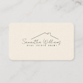 Cartes de visite immobiliers professionnels (Dos)