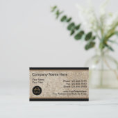 Cartes de visite immobiliers uniques (Debout devant)