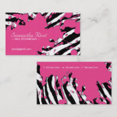 Cartes de visite impertinents d'impression de (Devant / Derrière)