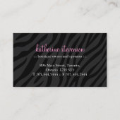 Cartes de visite impertinents et modernes de petit (Dos)