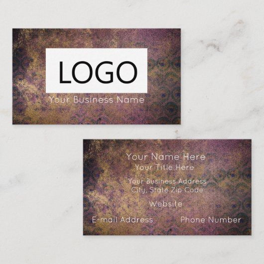 Cartes de visite imprimés personnalisés (Devant / Derrière)