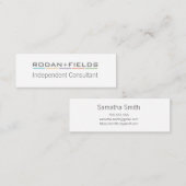 Cartes de visite indépendants simples de (Devant / Derrière)