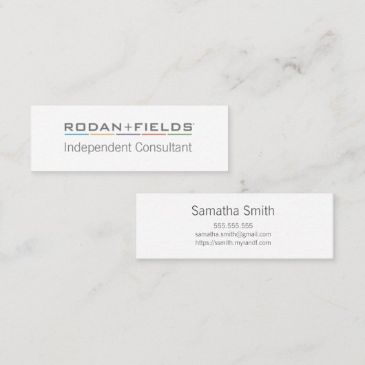 Cartes de visite indépendants simples de (Devant / Derrière)