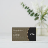 Cartes de visite indestructibles pour comptable (Debout devant)