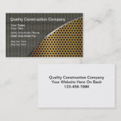 Cartes de visite industriels (Devant / Derrière)