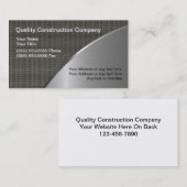 Cartes de visite industriels (Devant / Derrière)