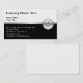 Cartes de visite informatiques (Devant / Derrière)