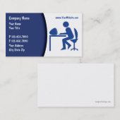 Cartes de visite informatiques (Devant / Derrière)