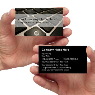 Cartes de visite informatiques