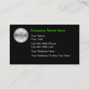 Cartes de visite informatiques