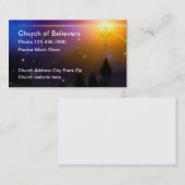 Cartes de visite inspirants de l'Église (Devant / Derrière)